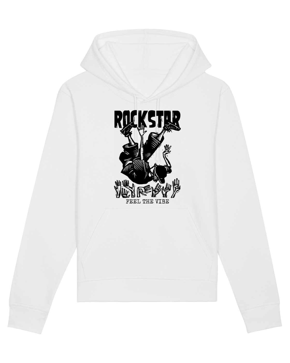 Hanorac Unisex Drummer White