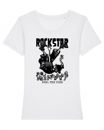 rockstar rock star White