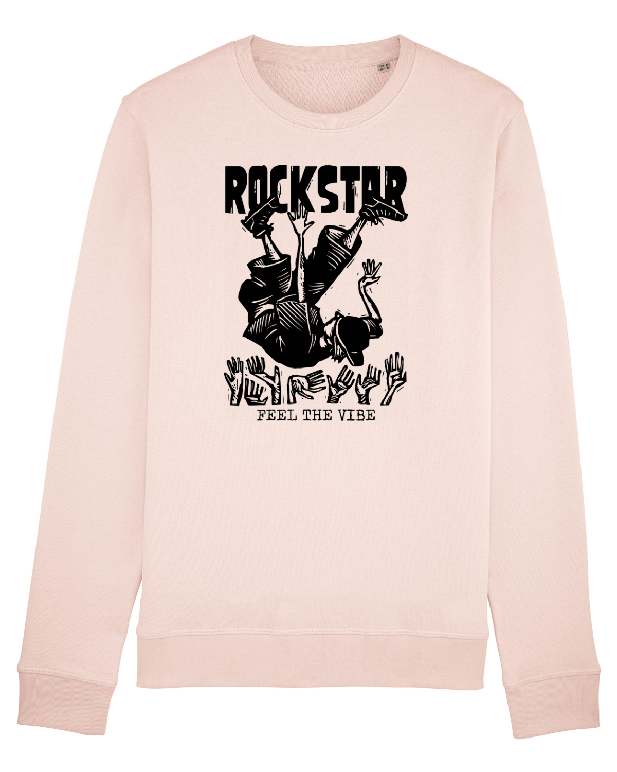 Bluză mânecă lungă Unisex Rise Candy Pink