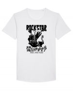 rockstar rock star Tricou mânecă scurtă guler larg Bărbat Skater