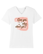 M-am îndrăgostit Tricou mânecă scurtă guler V Bărbat Presenter