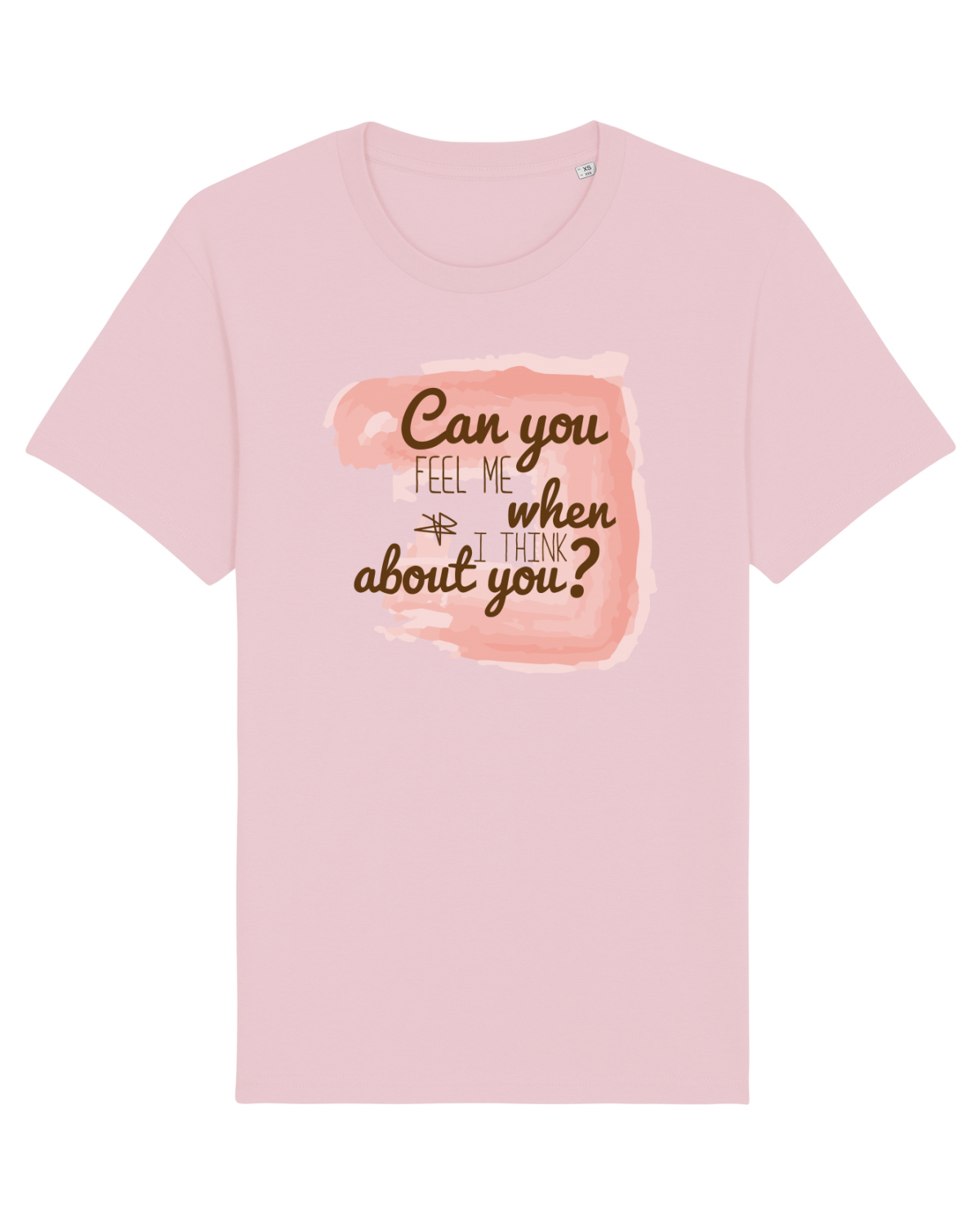 Tricou mânecă scurtă Unisex Rocker Cotton Pink