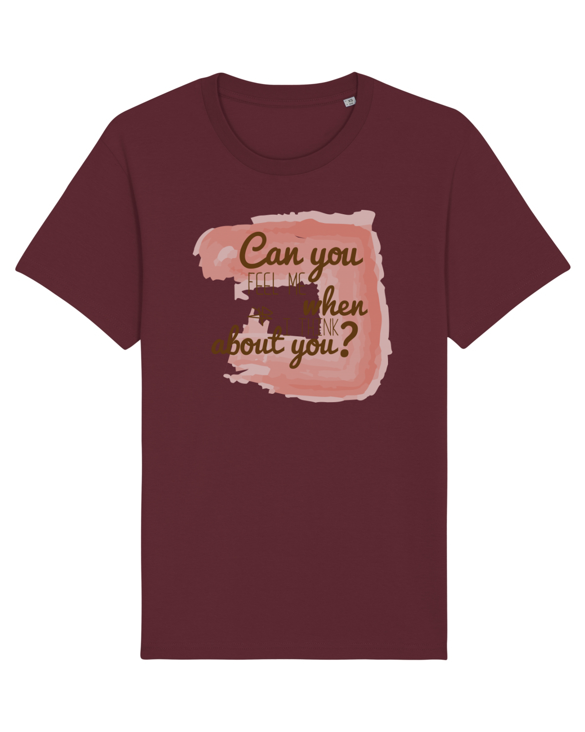 Tricou mânecă scurtă Unisex Rocker Burgundy