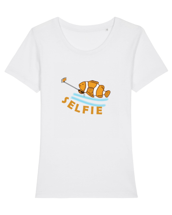 Selfie Fish White