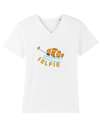 Selfie Fish White