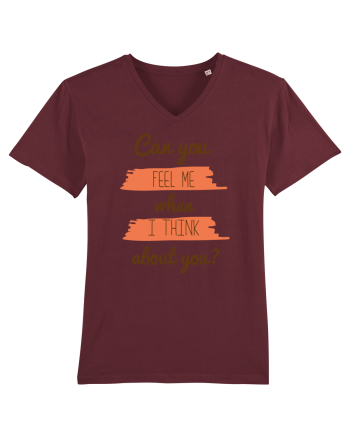Tricou romanțat Burgundy