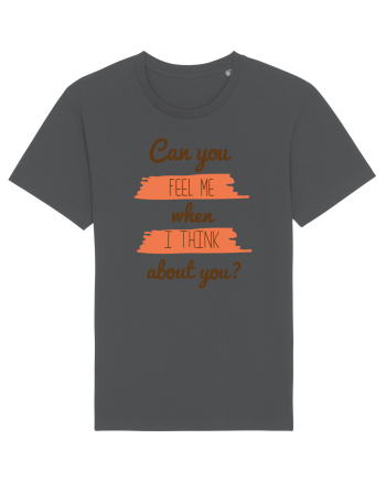 Tricou romanțat Anthracite