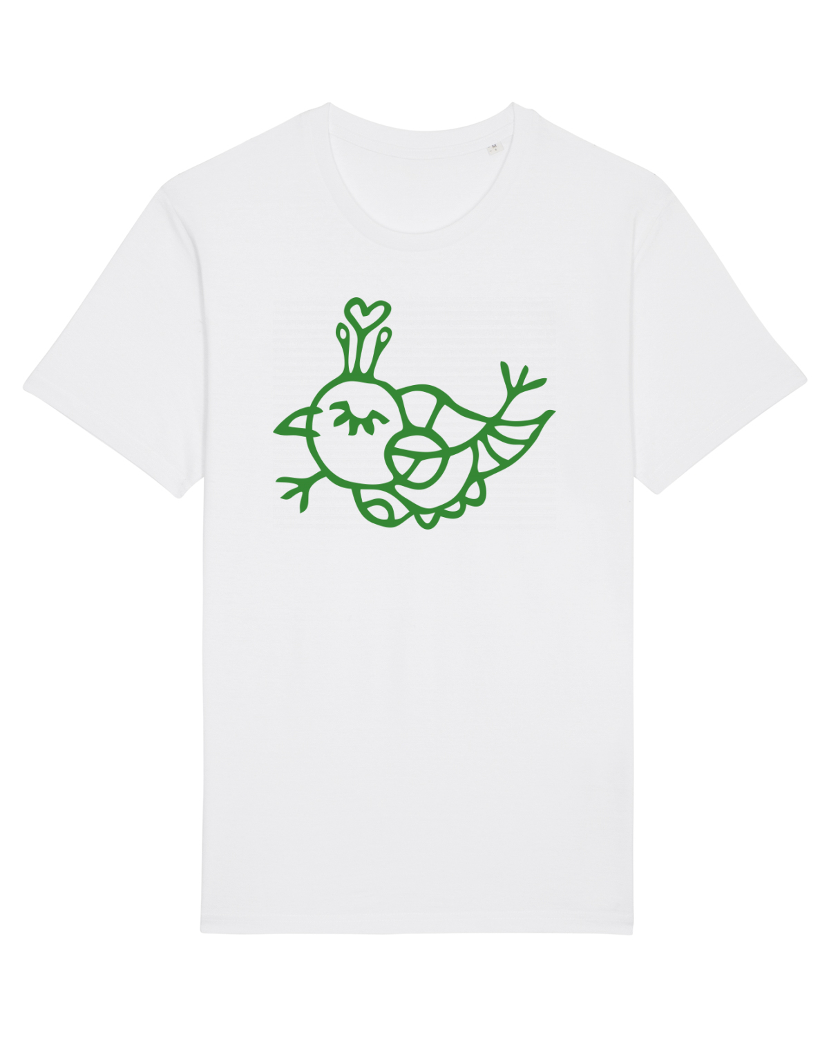 Tricou mânecă scurtă Unisex Rocker White