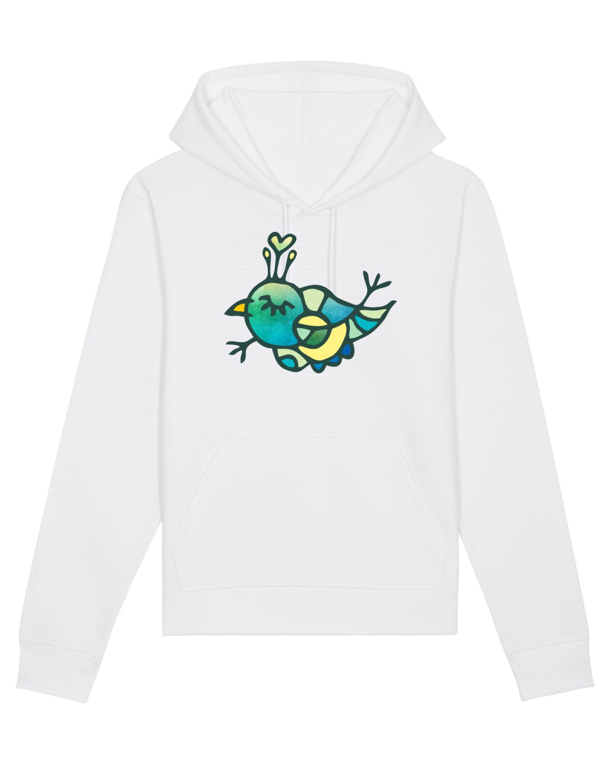Hanorac Unisex Drummer White