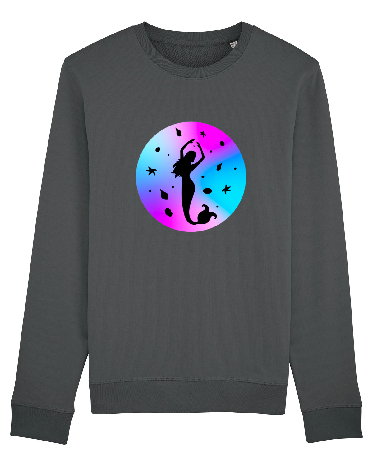 Bluză mânecă lungă Unisex Rise Anthracite