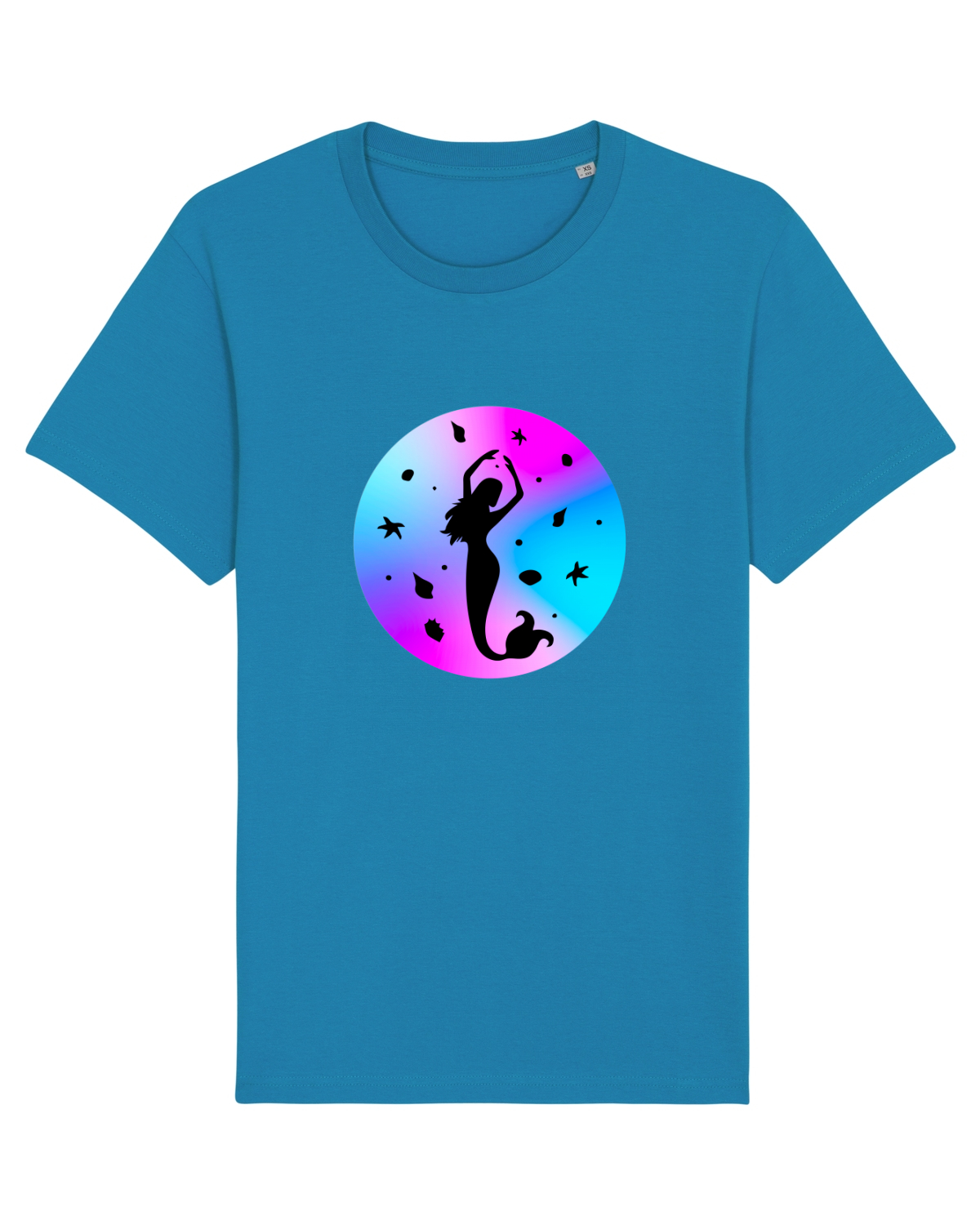 Tricou mânecă scurtă Unisex Rocker Azur