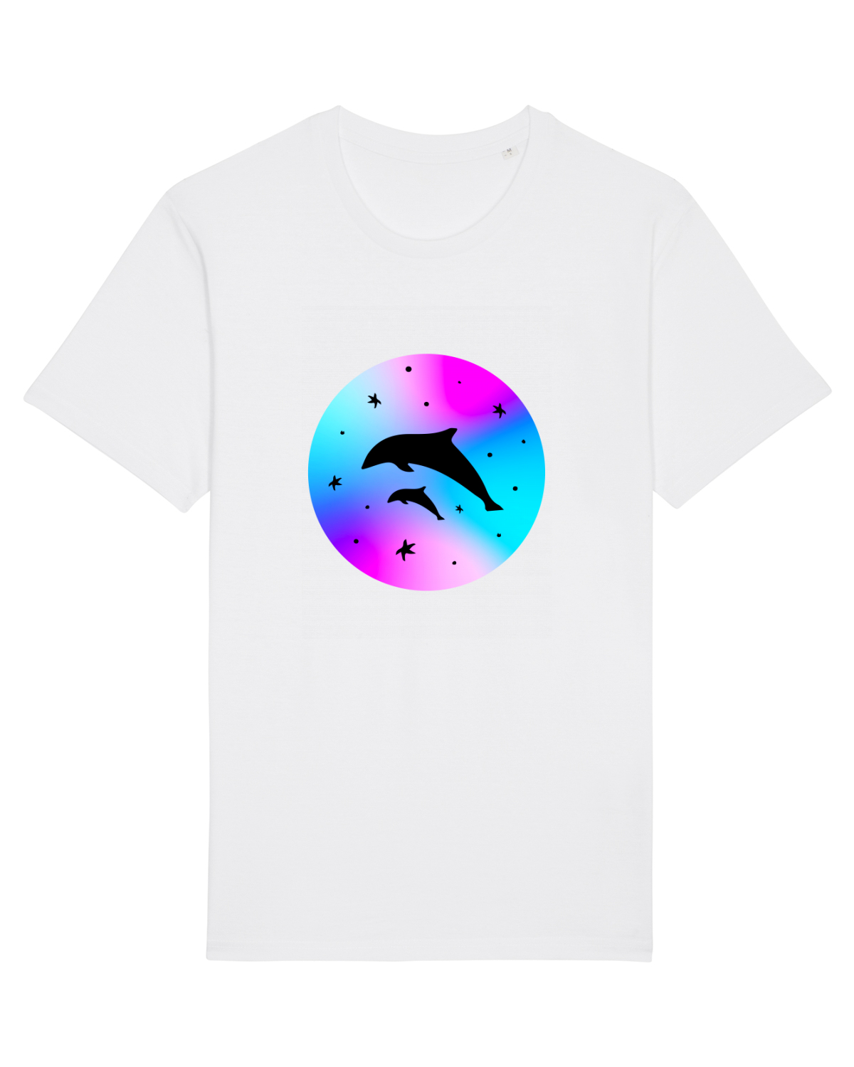 Tricou mânecă scurtă Unisex Rocker White