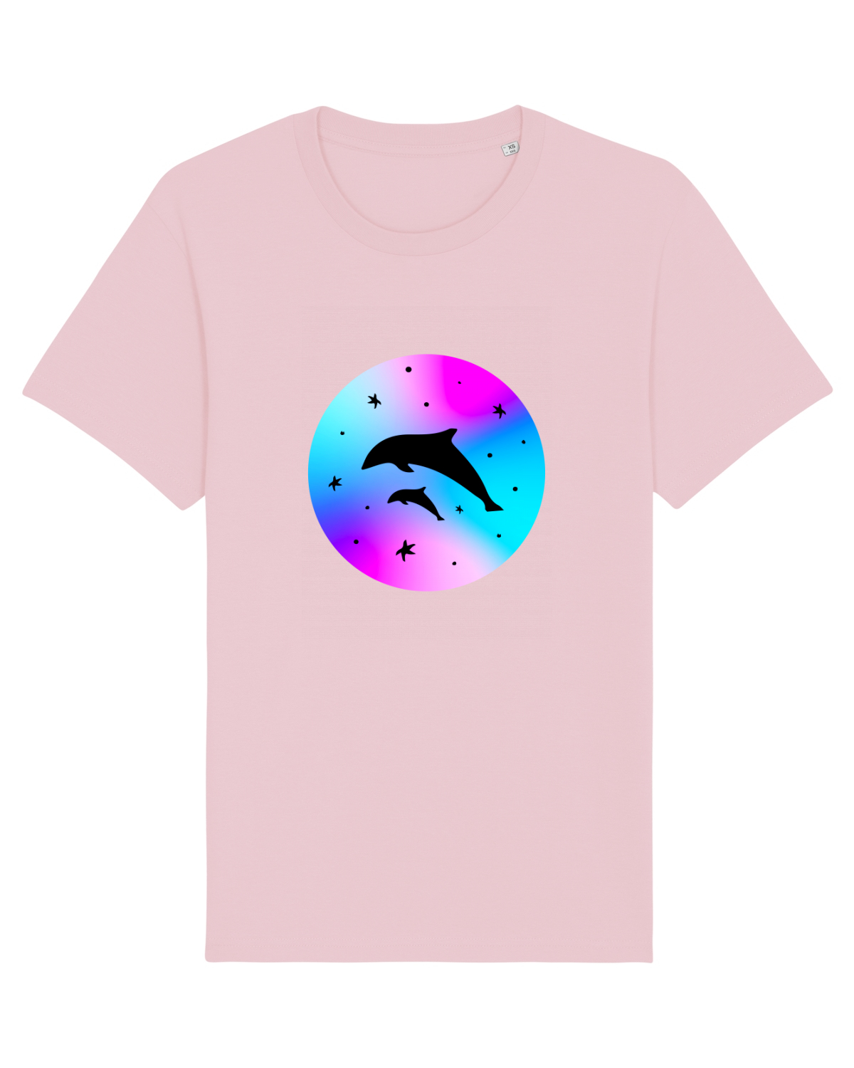 Tricou mânecă scurtă Unisex Rocker Cotton Pink