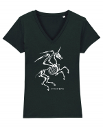 unicorn Tricou mânecă scurtă guler V Damă Evoker