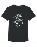 unicorn Tricou mânecă scurtă guler larg Bărbat Skater