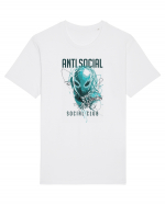 anti social social club Tricou mânecă scurtă Unisex Rocker