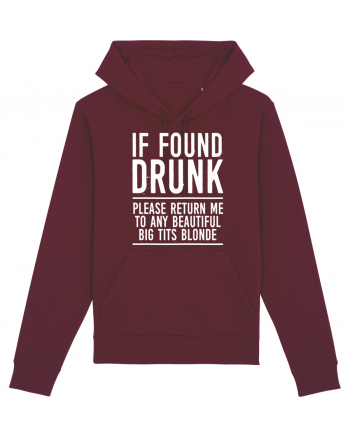 found drunk Burgundy