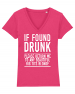 found drunk Tricou mânecă scurtă guler V Damă Evoker