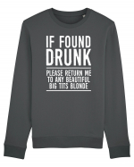 found drunk Bluză mânecă lungă Unisex Rise