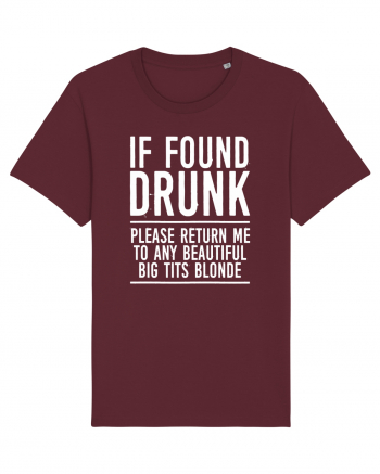 found drunk Burgundy