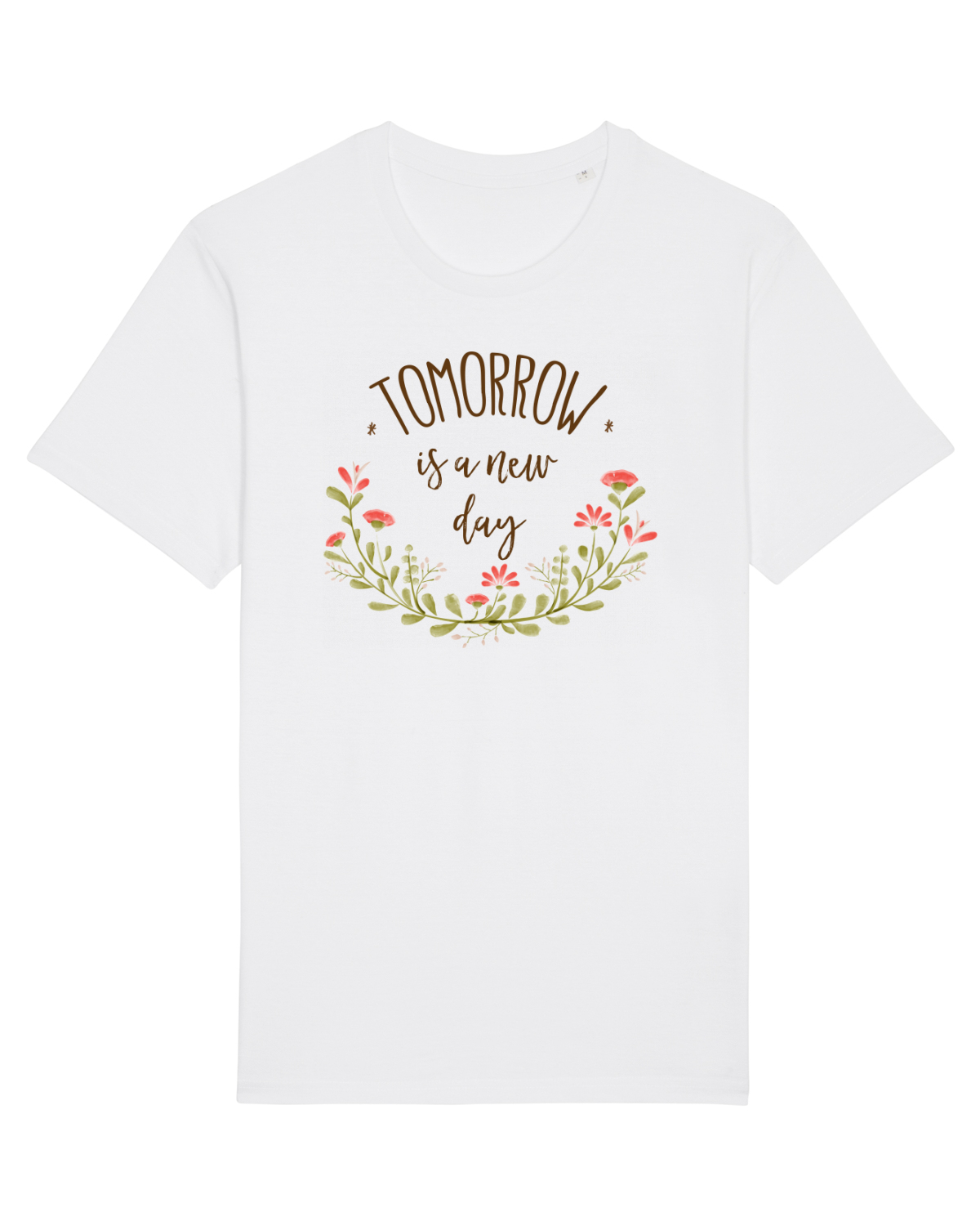 Tricou mânecă scurtă Unisex Rocker White