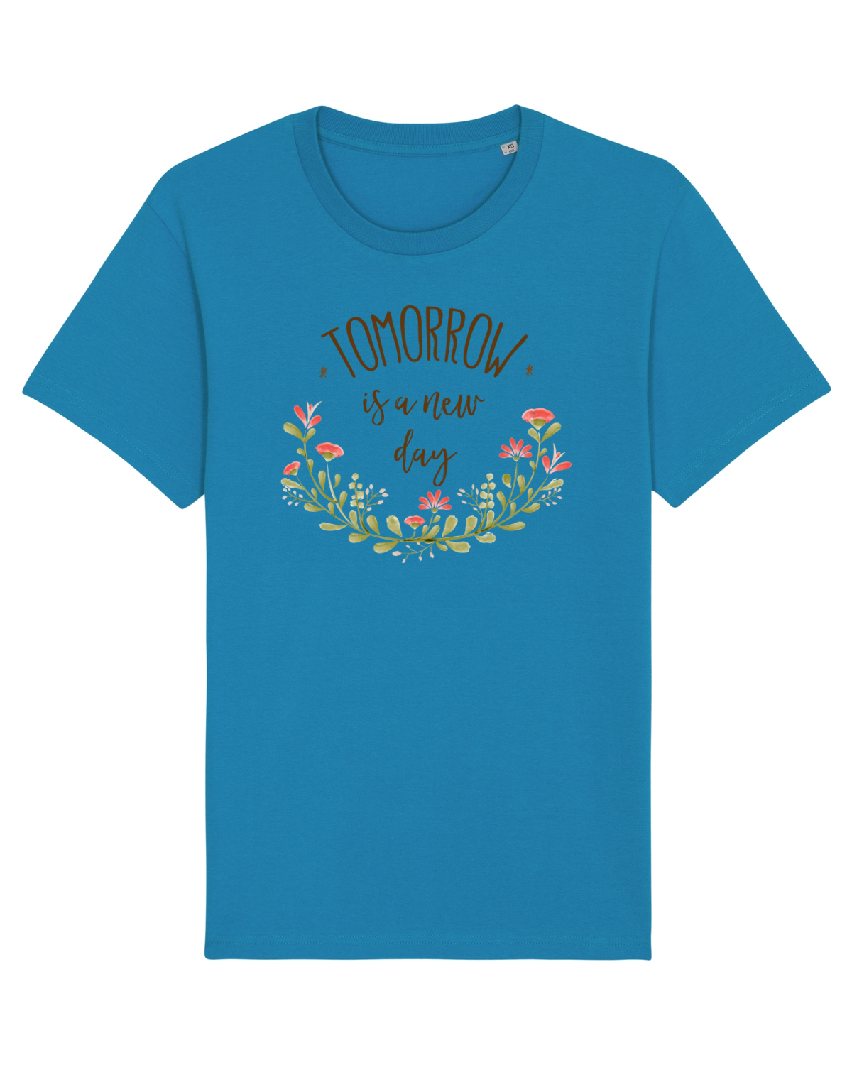 Tricou mânecă scurtă Unisex Rocker Azur
