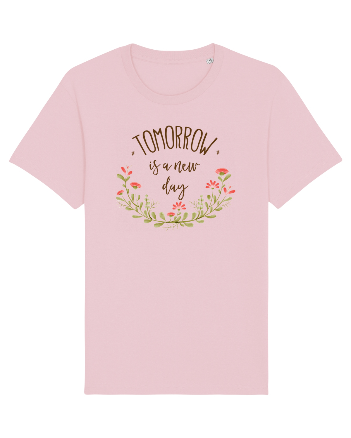Tricou mânecă scurtă Unisex Rocker Cotton Pink