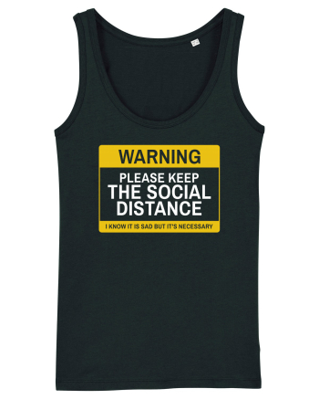 keep social distance Black
