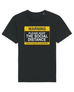 keep social distance Tricou mânecă scurtă Unisex Rocker
