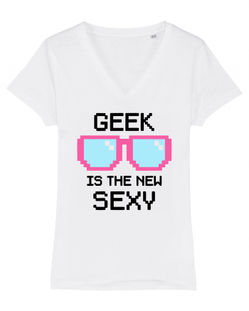 geek school nerd White