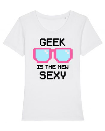 geek school nerd White