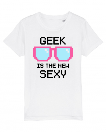 geek school nerd White
