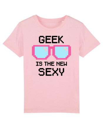 geek school nerd Cotton Pink