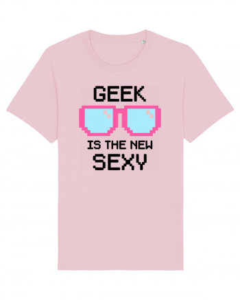 geek school nerd Cotton Pink