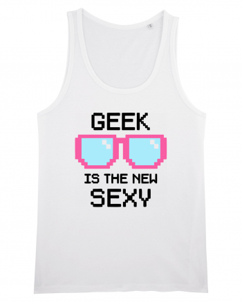 geek school nerd White