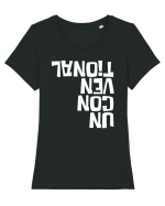 unconventional different Tricou mânecă scurtă guler larg fitted Damă Expresser