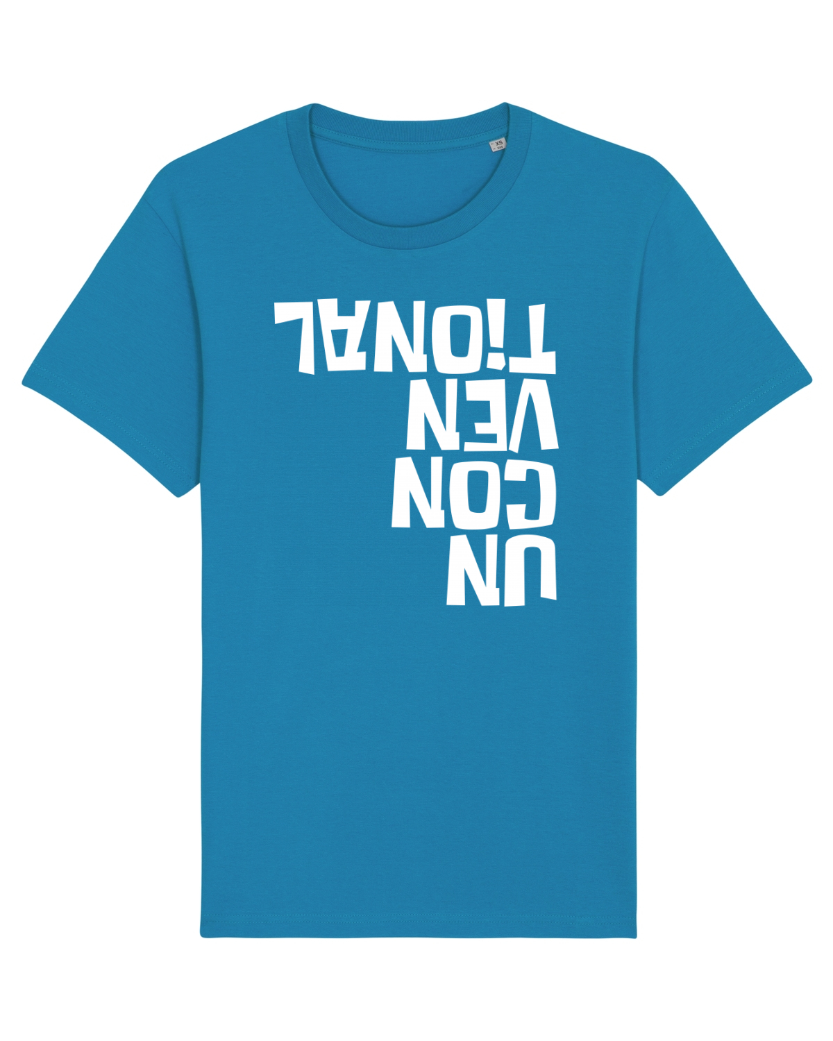 Tricou mânecă scurtă Unisex Rocker Azur