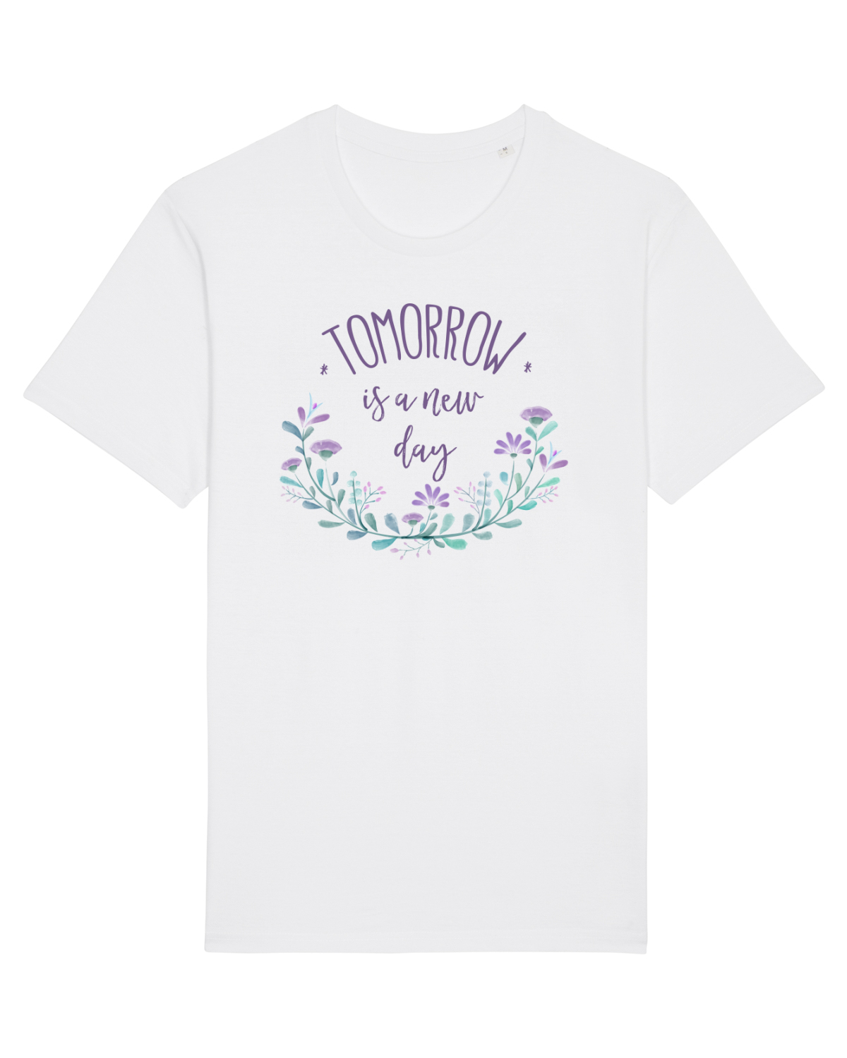 Tricou mânecă scurtă Unisex Rocker White