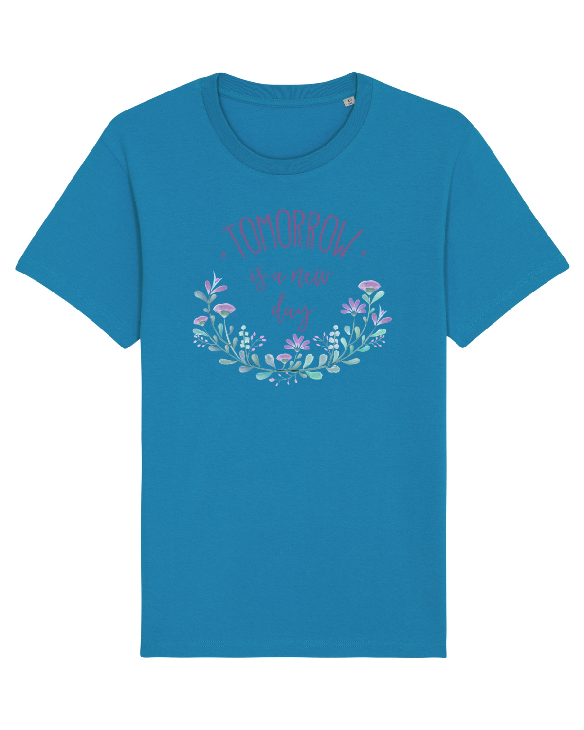 Tricou mânecă scurtă Unisex Rocker Azur