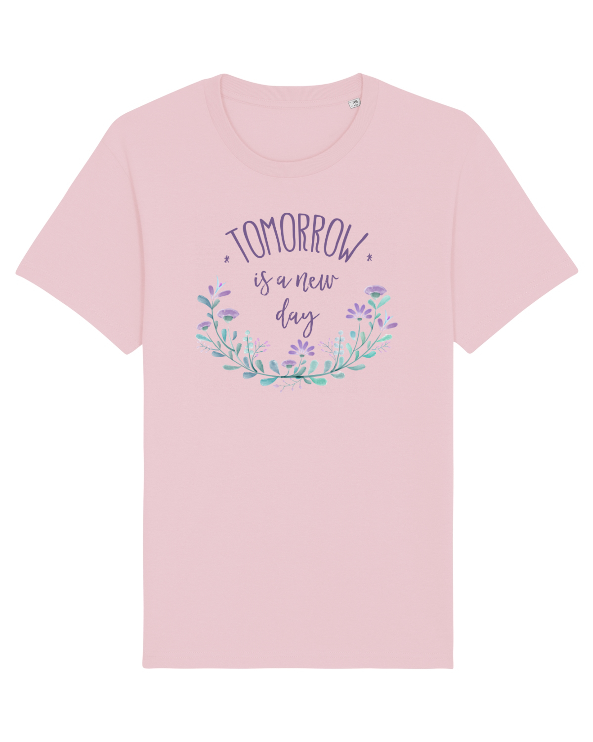 Tricou mânecă scurtă Unisex Rocker Cotton Pink