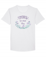 Optimism Tricou mânecă scurtă guler larg Bărbat Skater