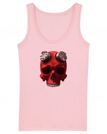 Craniu roșu - skull red 07 Cotton Pink