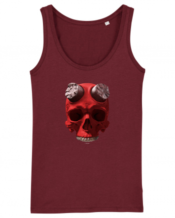 Craniu roșu - skull red 07 Burgundy