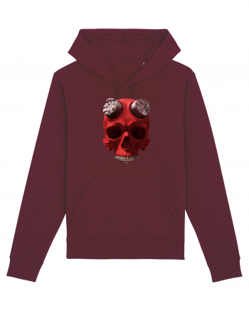 Craniu roșu - skull red 07 Burgundy