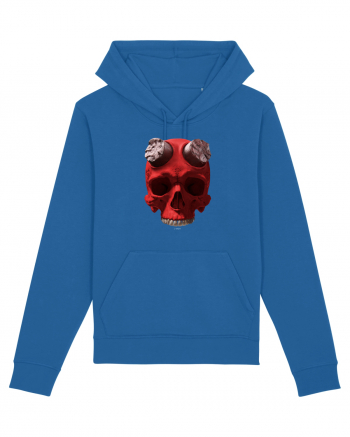 Craniu roșu - skull red 07 Royal Blue