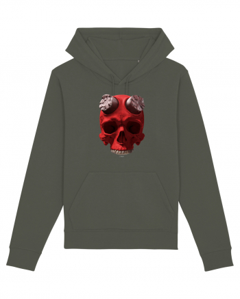 Craniu roșu - skull red 07 Khaki