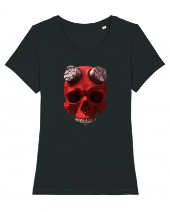 Craniu roșu - skull red 07 Black