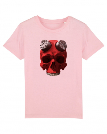 Craniu roșu - skull red 07 Cotton Pink