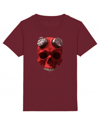 Craniu roșu - skull red 07 Burgundy