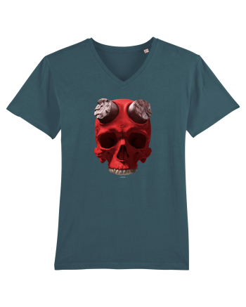 Craniu roșu - skull red 07 Stargazer